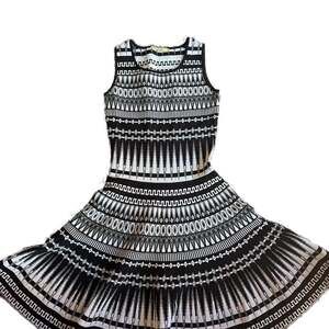 Gianni Bini Geometric Knit Fit & Flare Dress (Ted Baker dup)